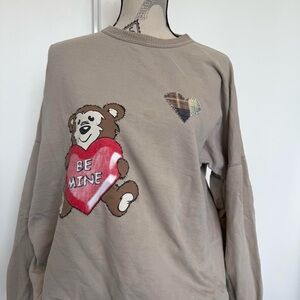 Vintage reworked teddy crewneck